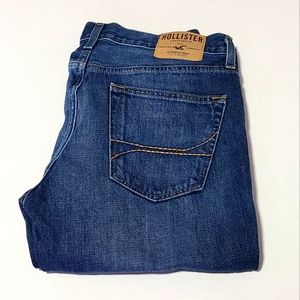 Hollister Men's Denim Button Fly Jeans in Slim Straight Or Classic Straight